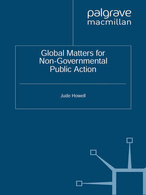 cover image of Global Matters for Non-Governmental Public Action
